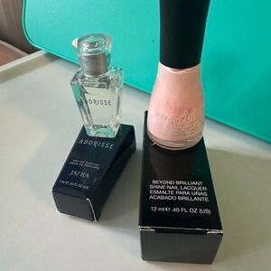 JAFRA MINI Adorisse Fragrance and Babydoll Pink Nail Lacquer